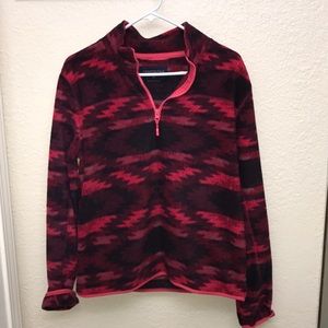 Aztec print pullover